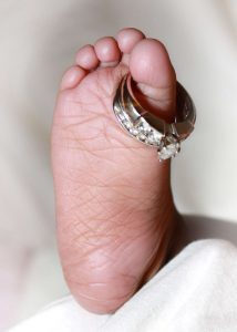 Babies foot